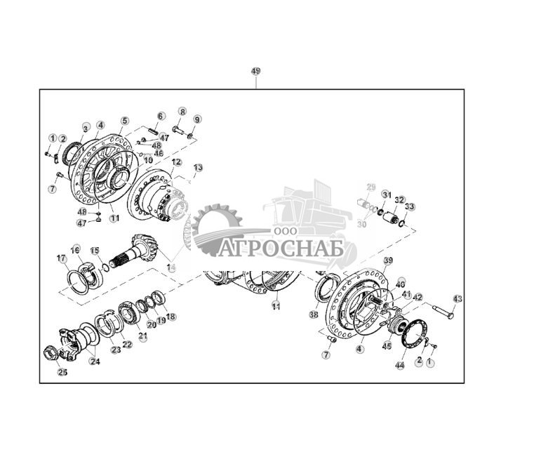 Differential, Front Axle LOK 162 - ST832007 18.jpg